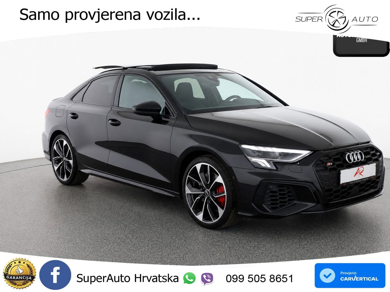 Audi S3 Limuzina 2.0 TFSI (310 KS) quattro S tronic LED+GR SJED+ACC