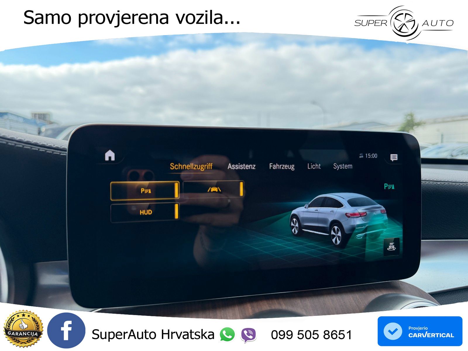 Mercedes GLC Coupe 300de (306 KS) 4MATIC 9G-TRONIC AMG ZRAČNI+ACC+GR SJED+360