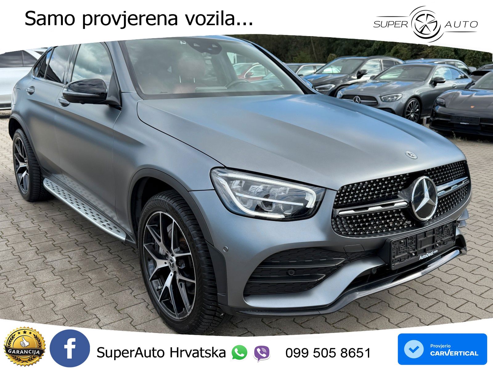 Mercedes GLC Coupe 300de (306 KS) 4MATIC 9G-TRONIC AMG ZRAČNI+ACC+GR SJED+360