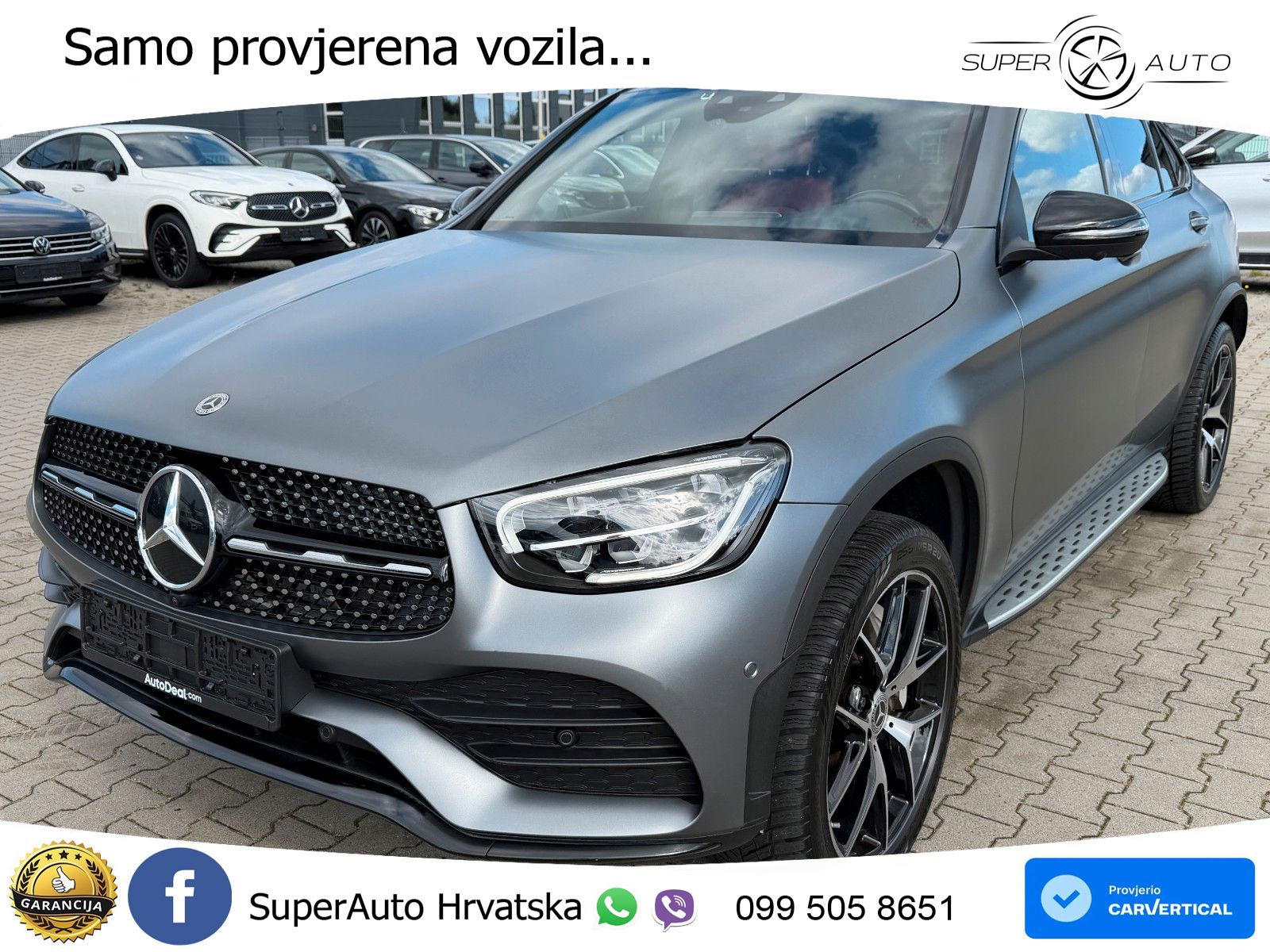 Mercedes GLC Coupe 300de (306 KS) 4MATIC 9G-TRONIC AMG ZRAČNI+ACC+GR SJED+360