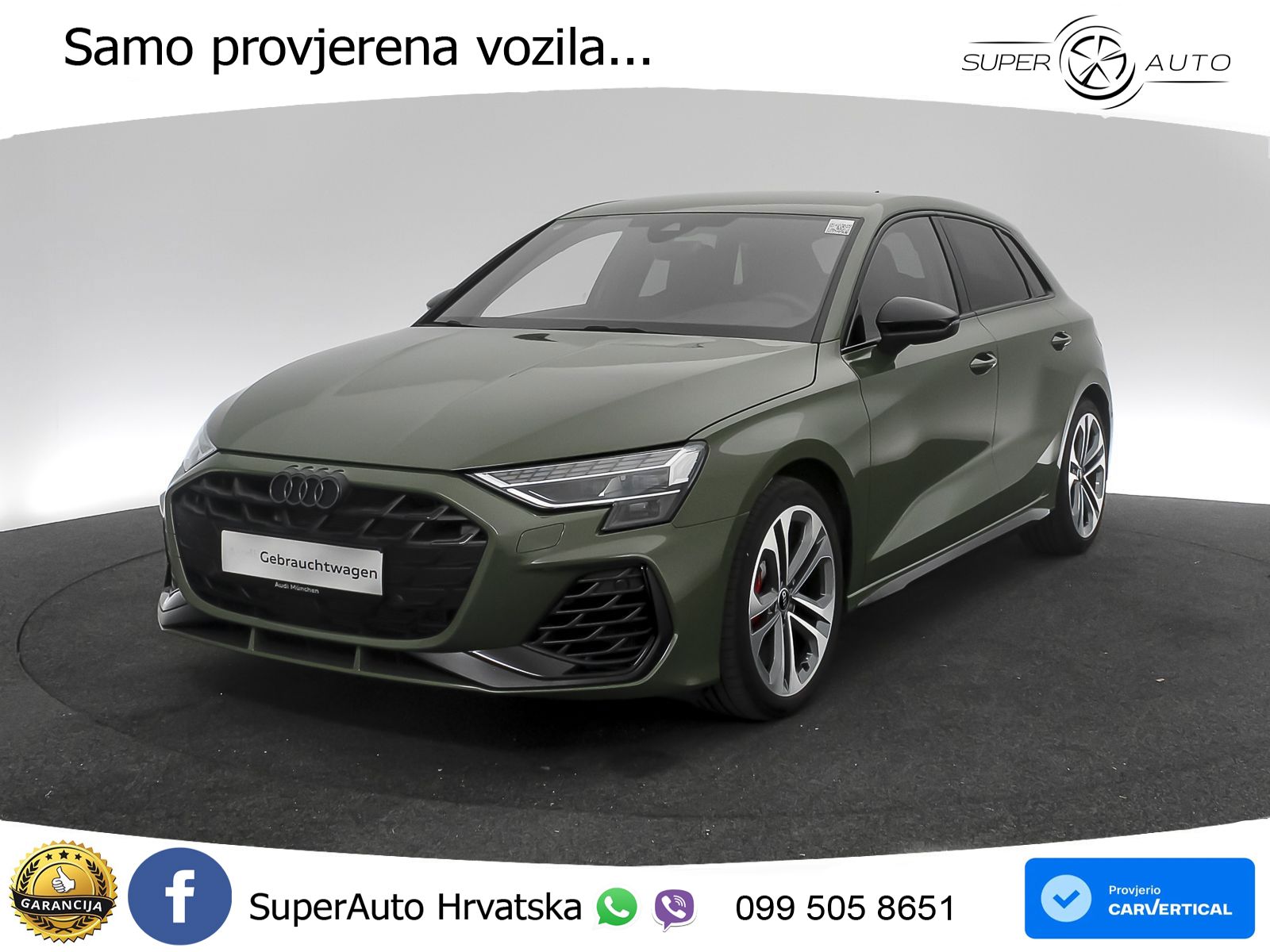 Audi S3 2.0 TFSI (333 KS) quattro S tronic MATRIX+GR SJED+KAM