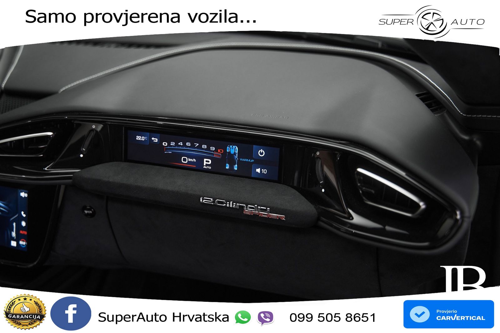 Ferrari 12Cilindri Spider 6.5 V12 (830 KS) F1 DCT