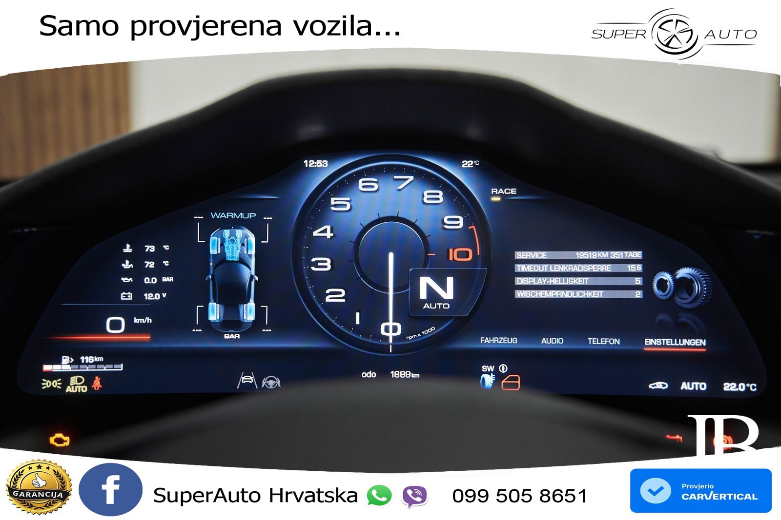 Ferrari 12Cilindri Spider 6.5 V12 (830 KS) F1 DCT