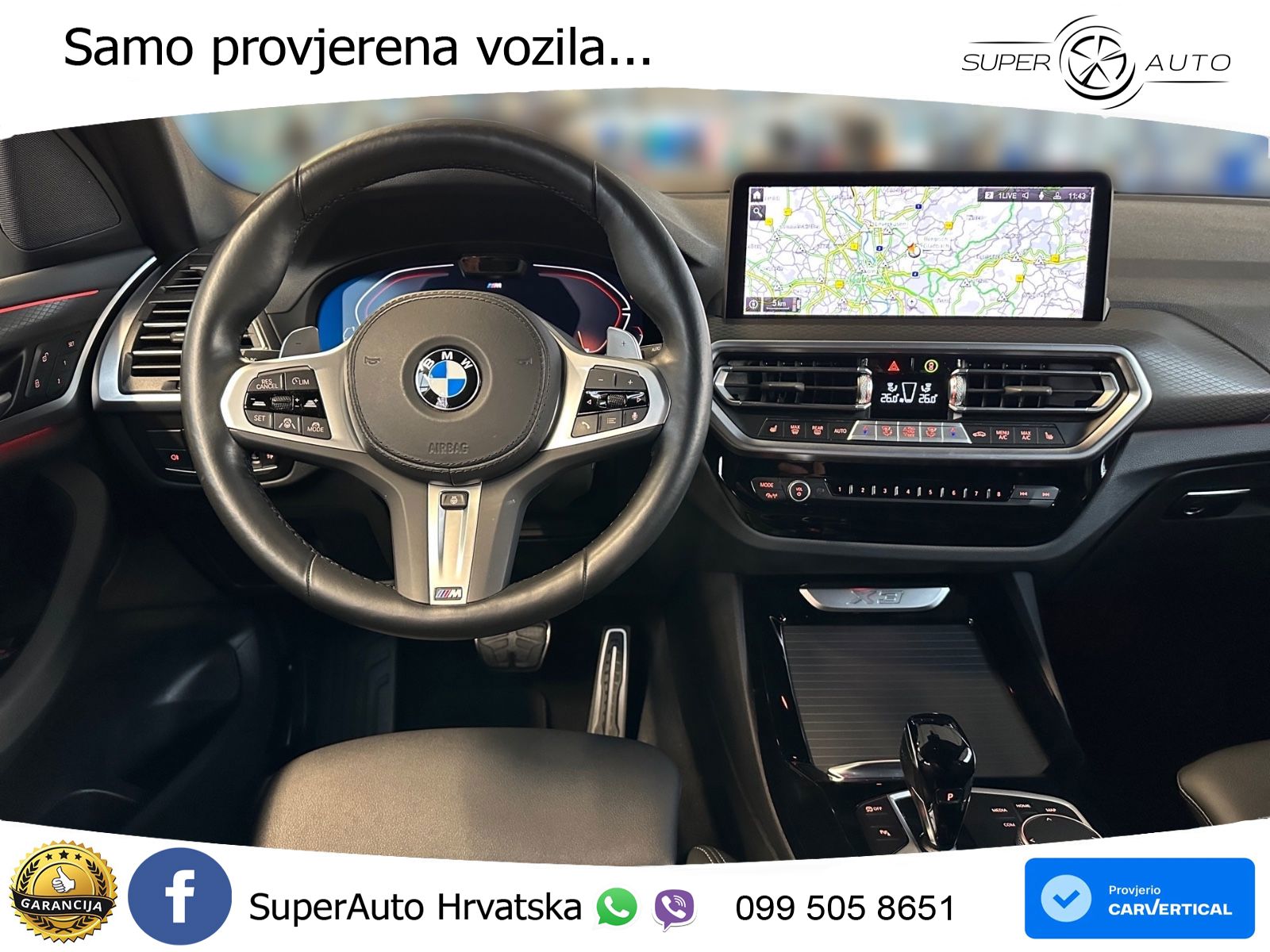 BMW X3 20d xDrive Steptronic M Sport LED+GR SJED+ACC