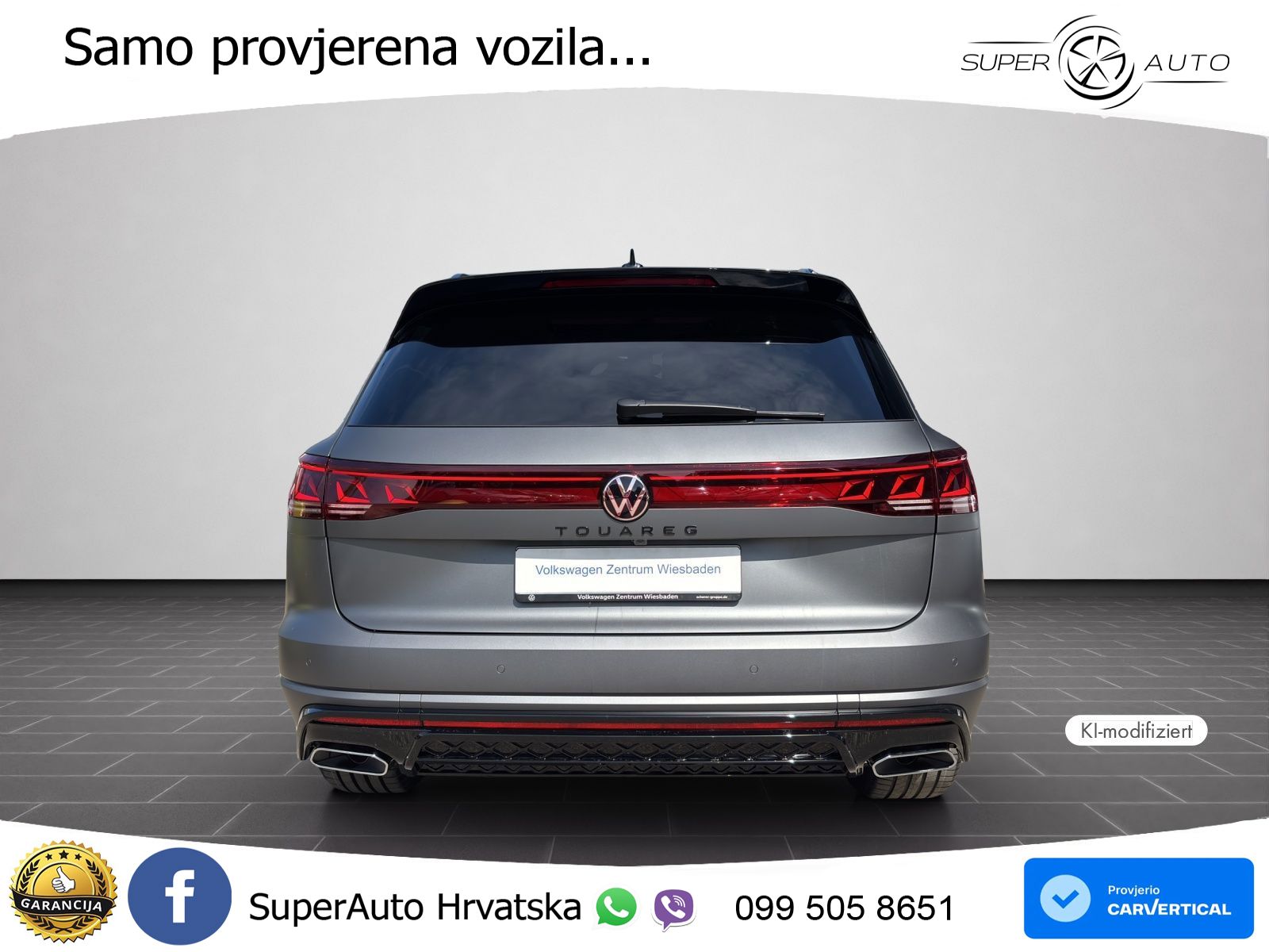 Volkswagen Touareg 3.0 V6 TDI (286 KS) 4MOTION Tiptronic ZRAČNI+ACC+GR SJED+KAM+PANO