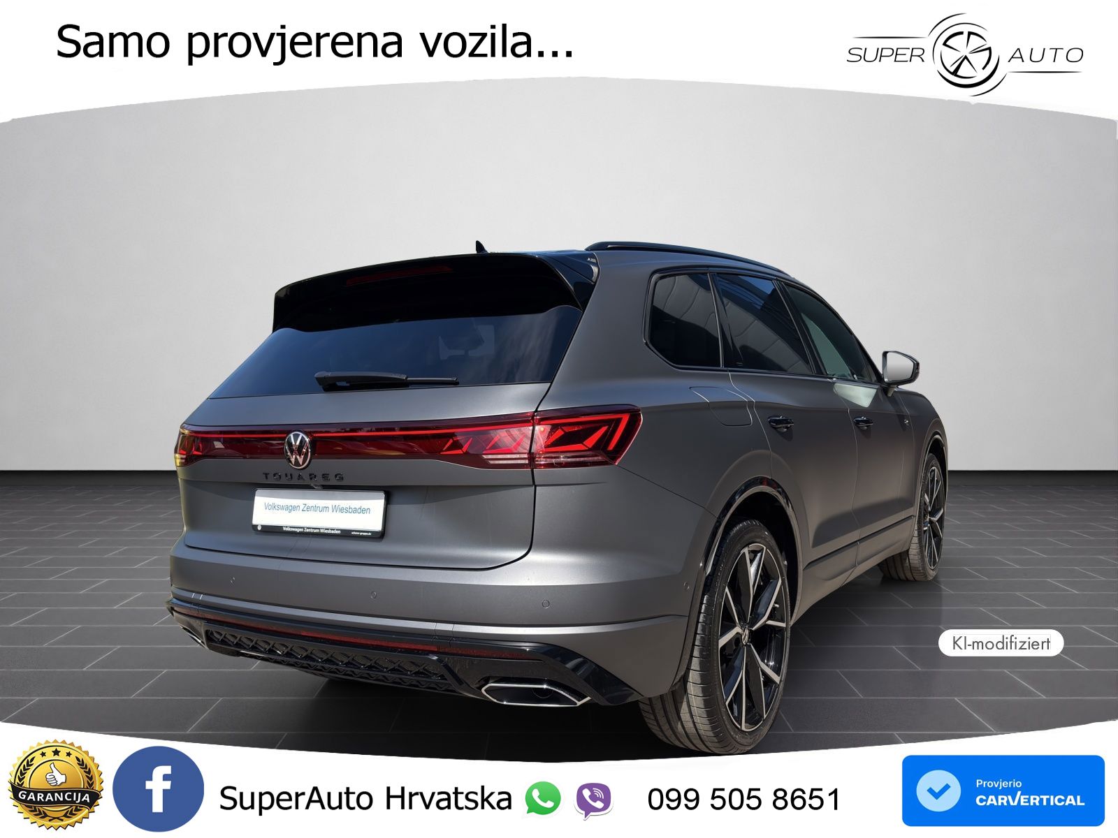 Volkswagen Touareg 3.0 V6 TDI (286 KS) 4MOTION Tiptronic ZRAČNI+ACC+GR SJED+KAM+PANO