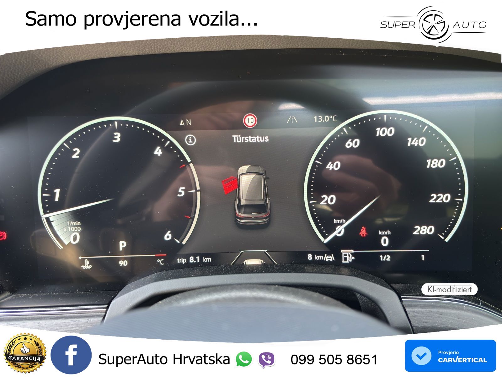 Volkswagen Touareg 3.0 V6 TDI (286 KS) 4MOTION Tiptronic ZRAČNI+ACC+GR SJED+KAM+PANO