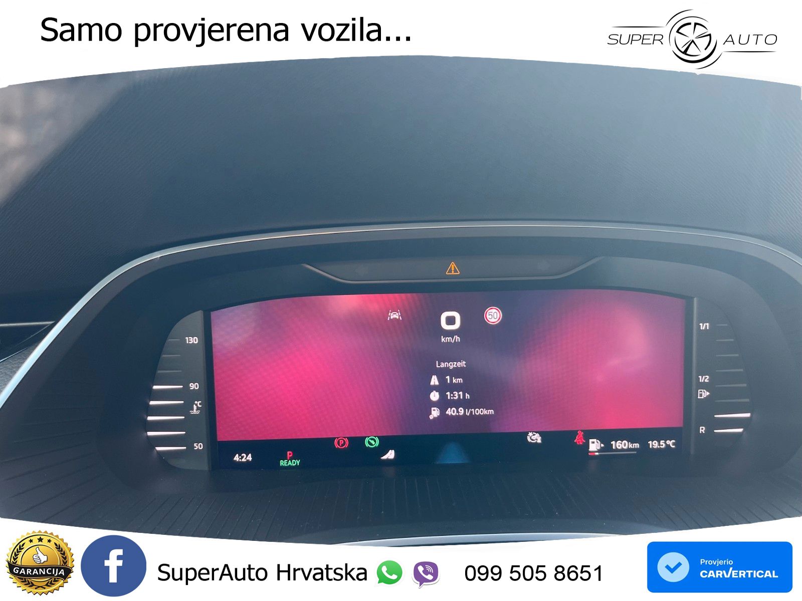 Škoda Octavia Combi 1.5 TSI (150 KS) DSG SportLine LED+GR SJED+ACC