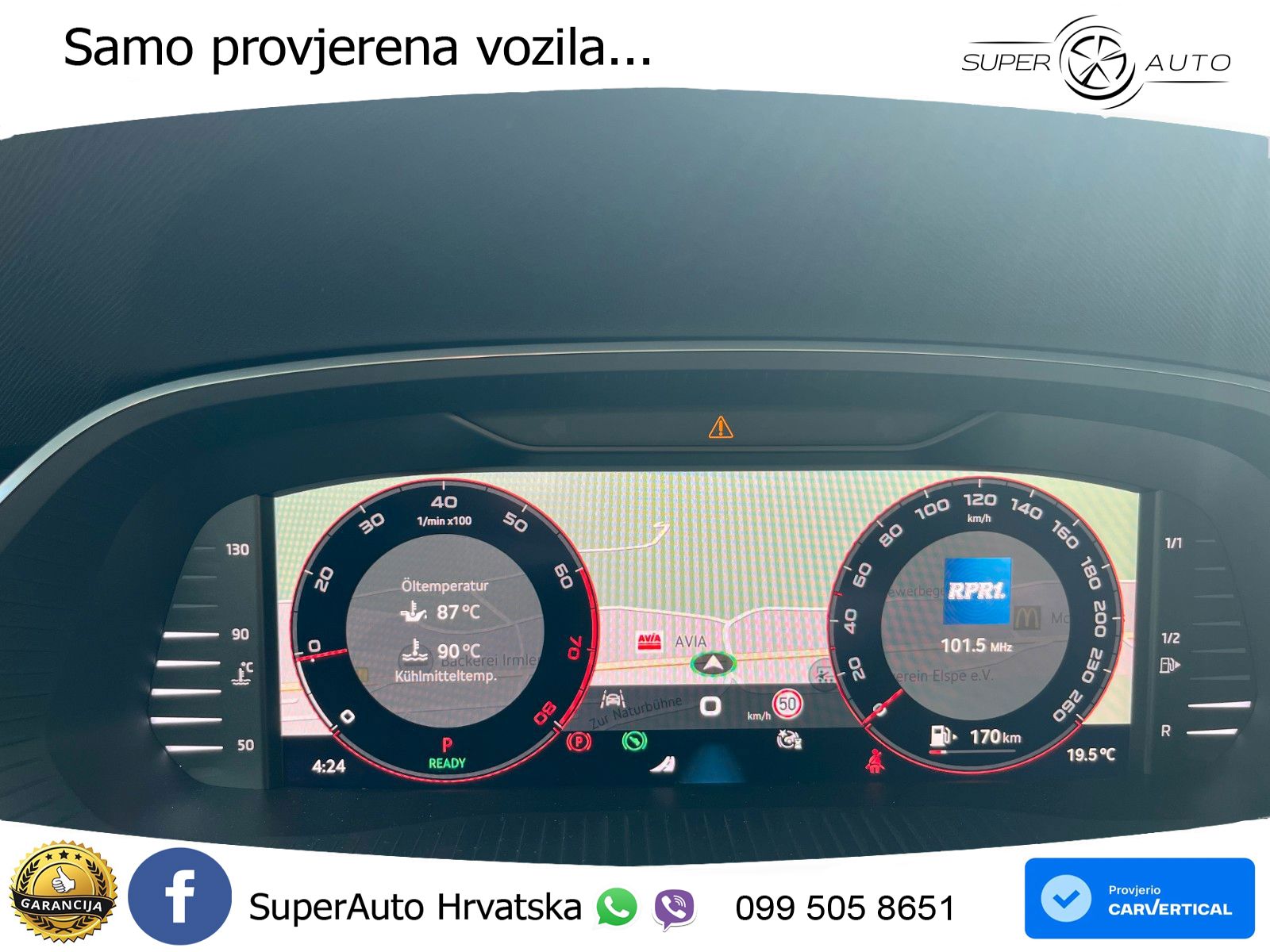 Škoda Octavia Combi 1.5 TSI (150 KS) DSG SportLine LED+GR SJED+ACC