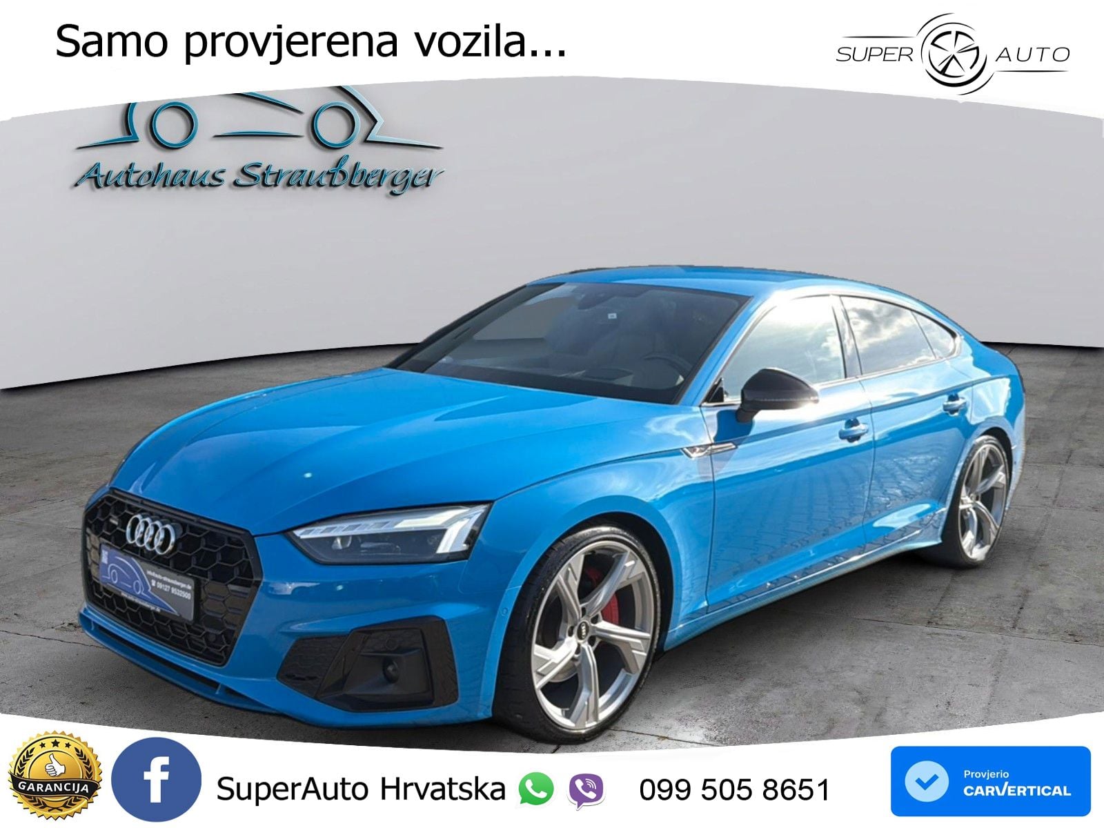 Audi A5 Sportback 45 TFSI (265 KS) quattro S tronic S line MATRIX+GR SJED+KAM