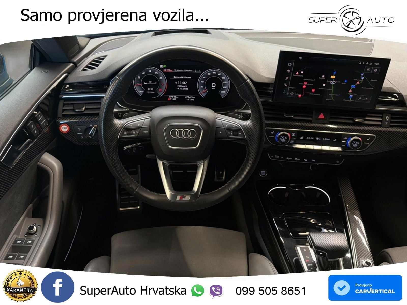 Audi A5 Sportback 45 TFSI (265 KS) quattro S tronic S line MATRIX+GR SJED+KAM