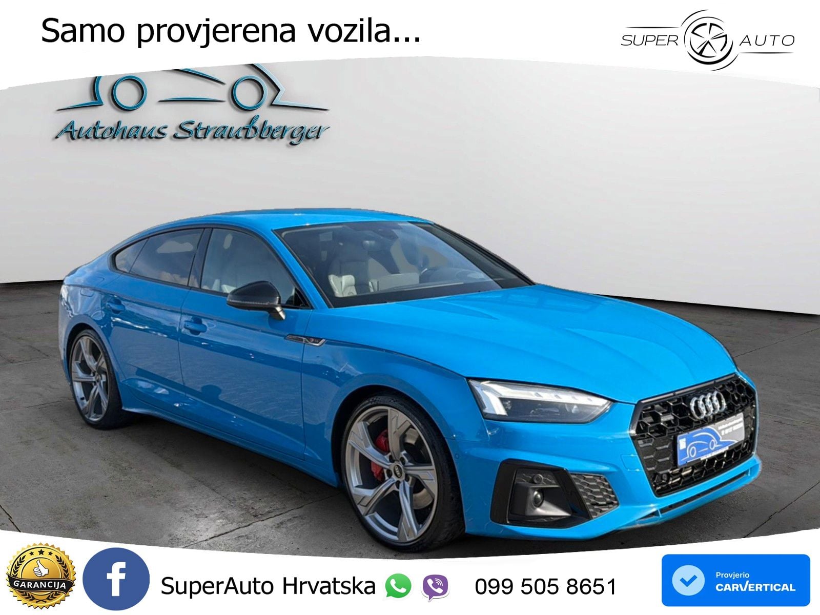 Audi A5 Sportback 45 TFSI (265 KS) quattro S tronic S line MATRIX+GR SJED+KAM