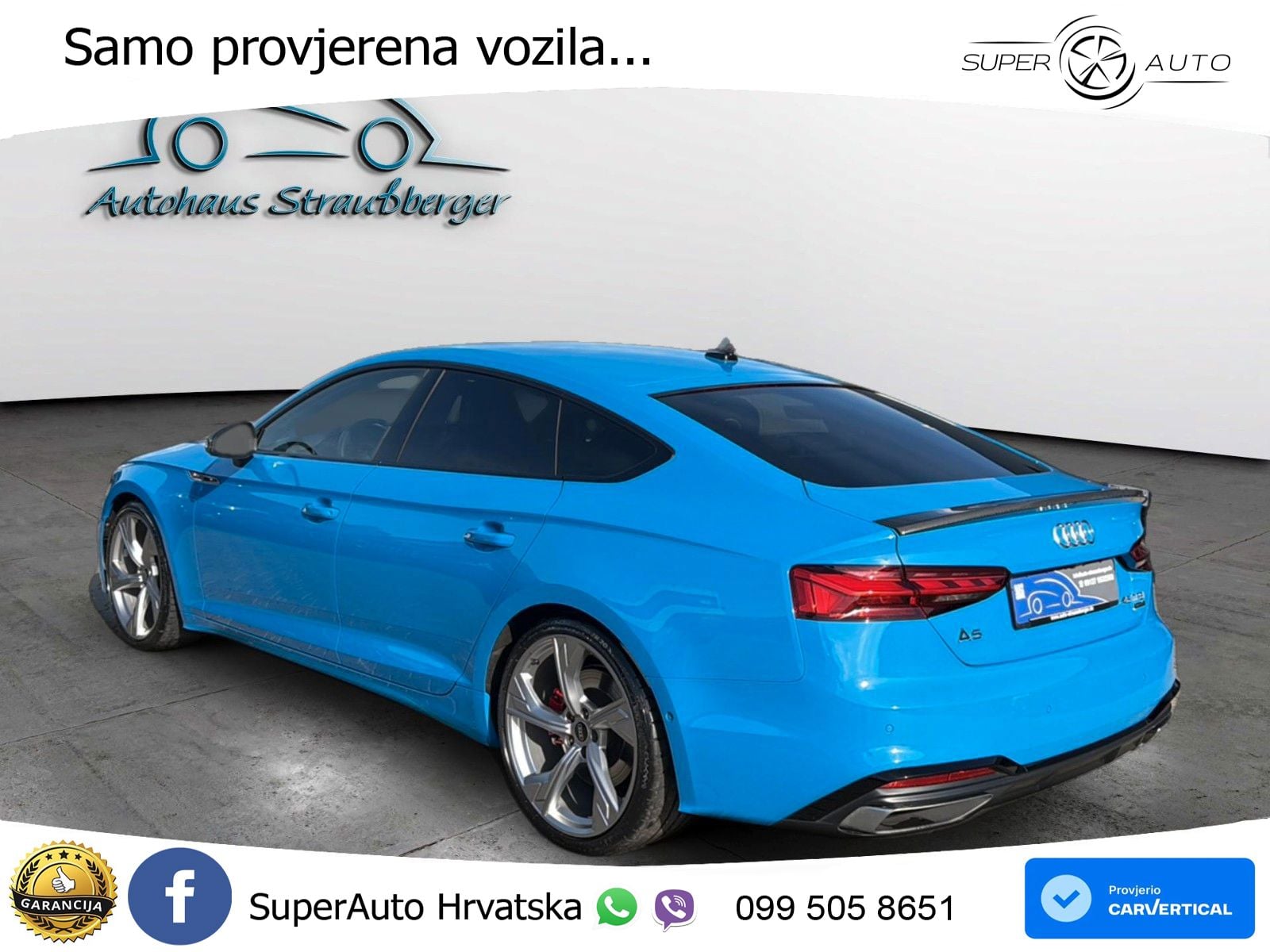 Audi A5 Sportback 45 TFSI (265 KS) quattro S tronic S line MATRIX+GR SJED+KAM