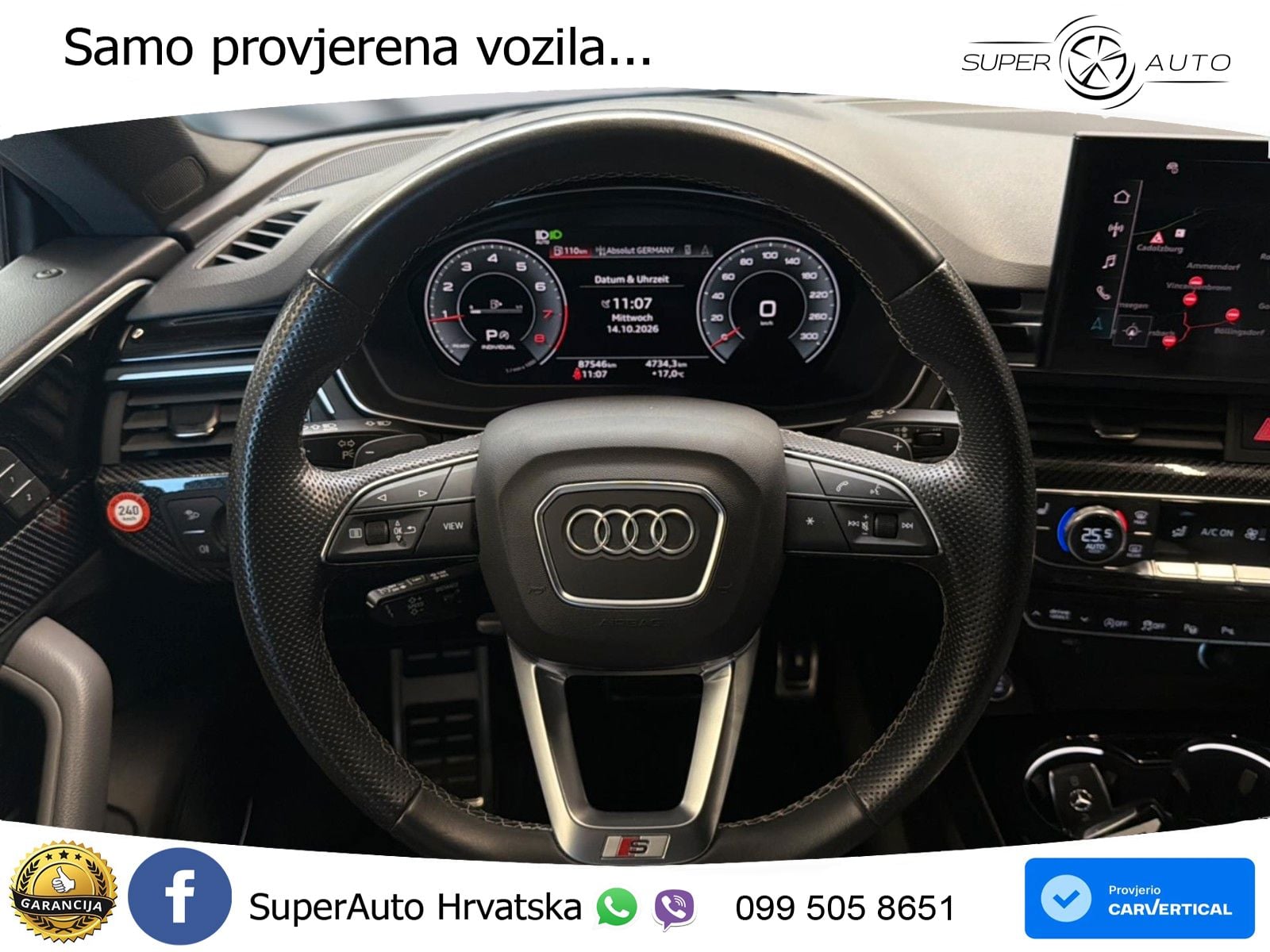 Audi A5 Sportback 45 TFSI (265 KS) quattro S tronic S line MATRIX+GR SJED+KAM