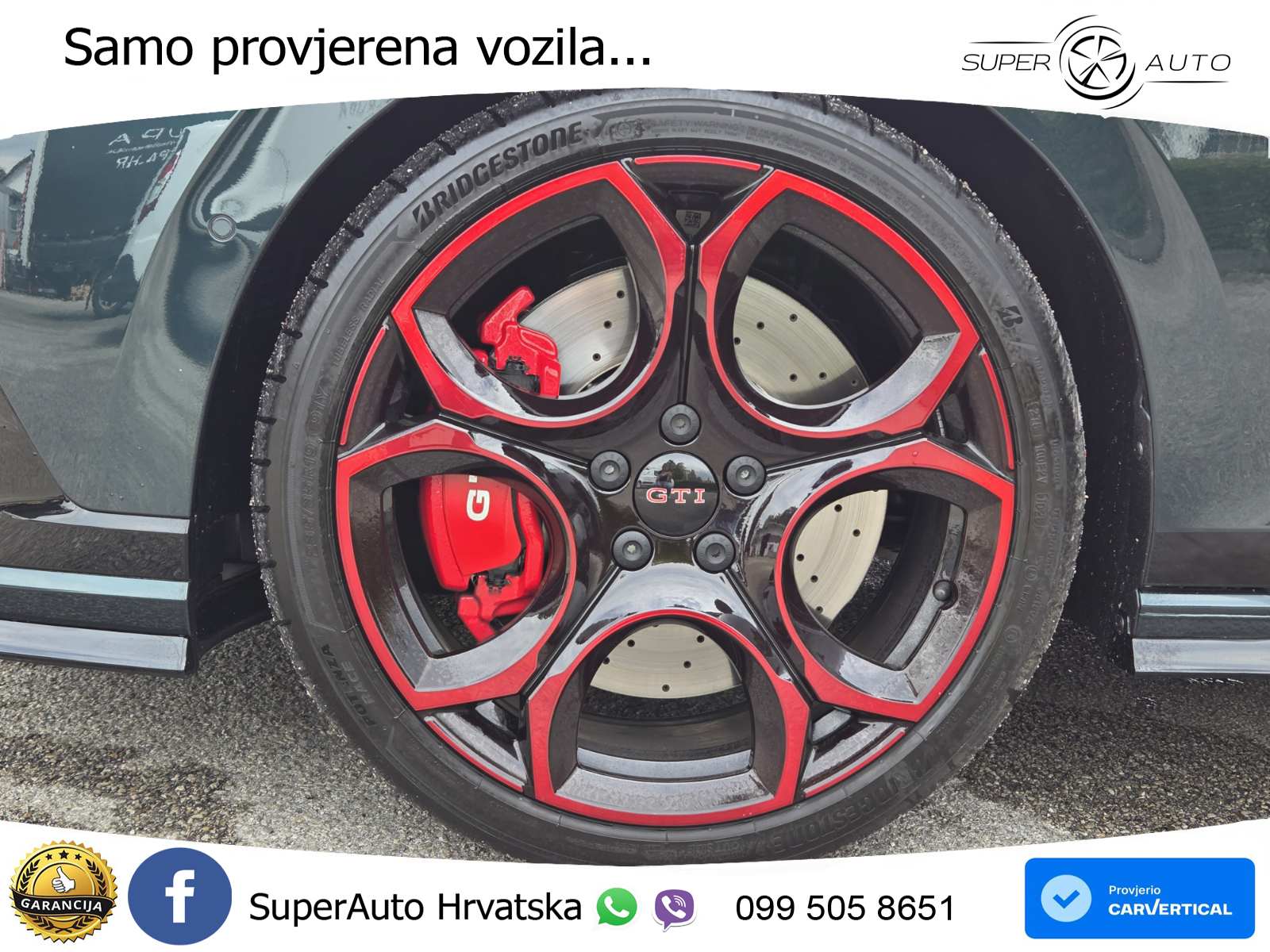 VW Golf 8 GTI 2.0 TSI DSG 50 Edition 325 KS, REG 08/27 AKRAPOVIĆ+ACC+LED+360