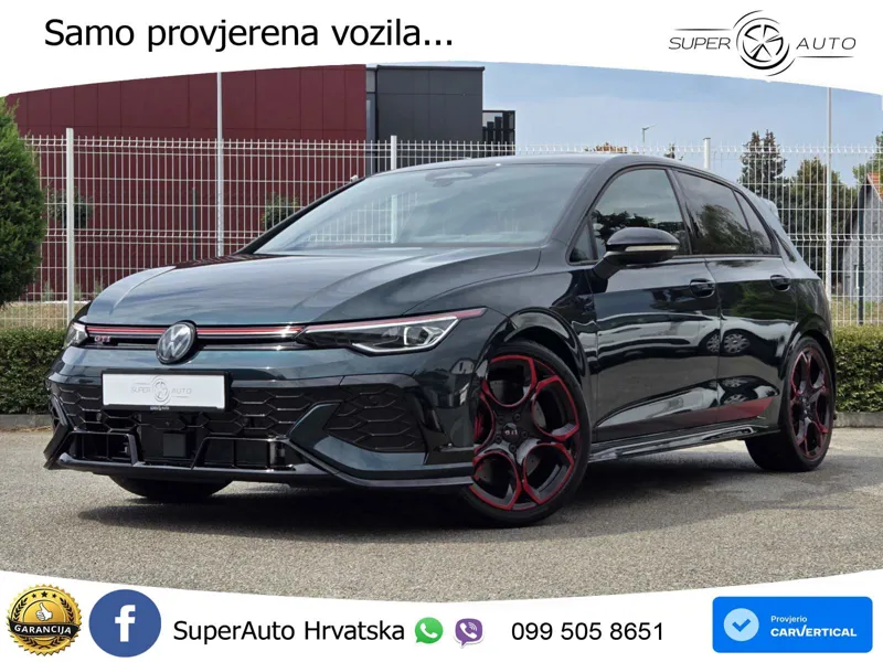 VW Golf 8 GTI 2.0 TSI DSG 50 Edition 325 KS, REG 08/27 AKRAPOVIĆ+ACC+LED+360