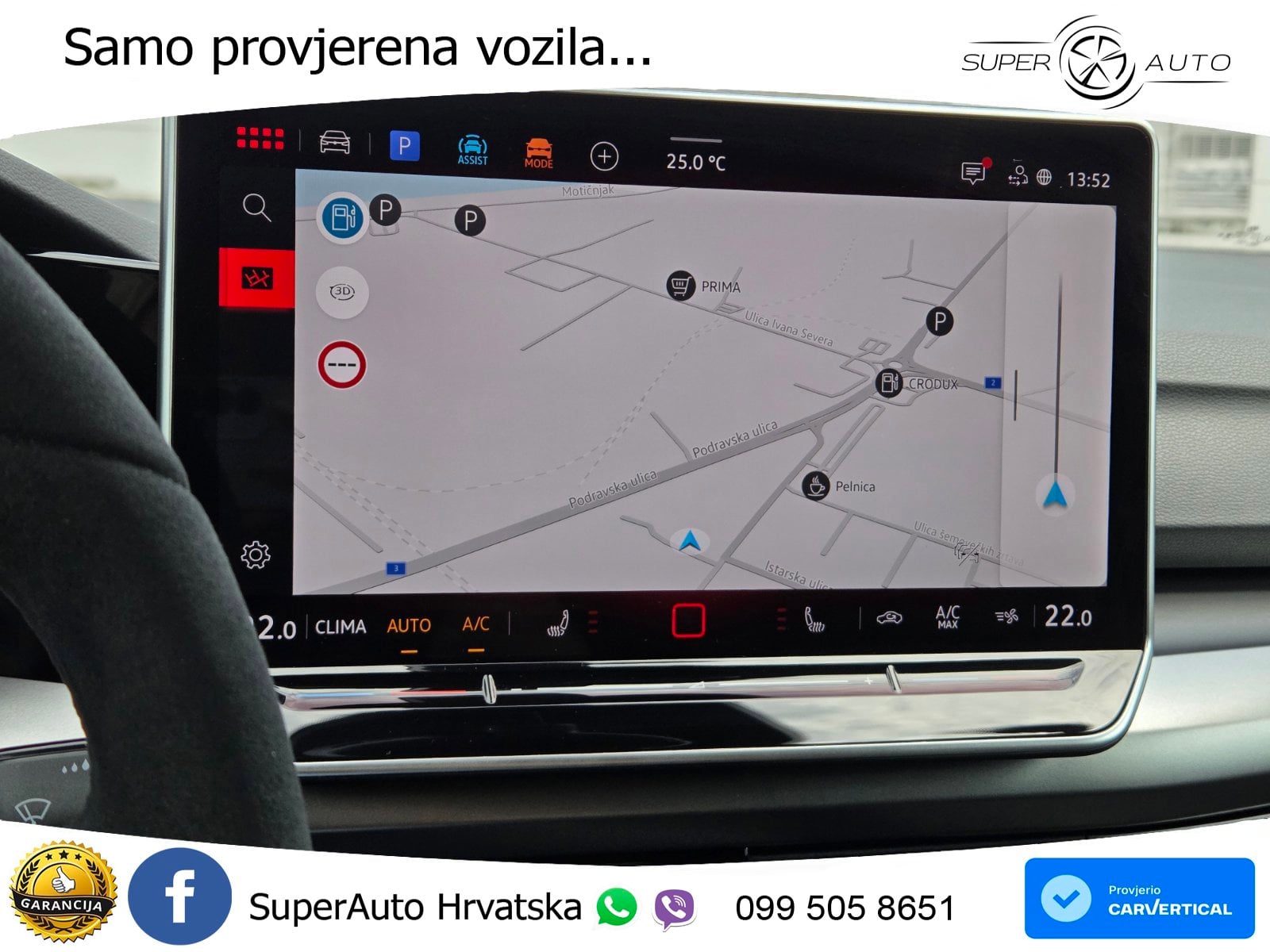 VW Golf 8 GTI 2.0 TSI DSG 50 Edition 325 KS, REG 08/27 AKRAPOVIĆ+ACC+LED+360