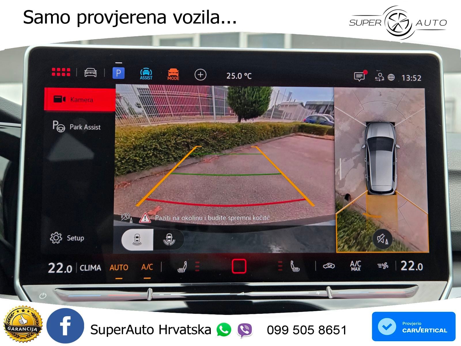 VW Golf 8 GTI 2.0 TSI DSG 50 Edition 325 KS, REG 08/27 AKRAPOVIĆ+ACC+LED+360