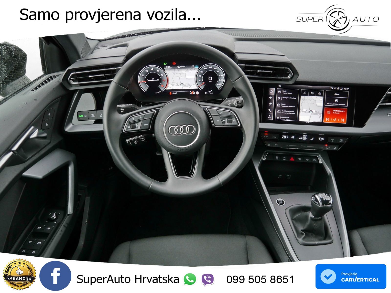 Audi A3 35 TFSI (150 KS) LED+GR SJED+ACC