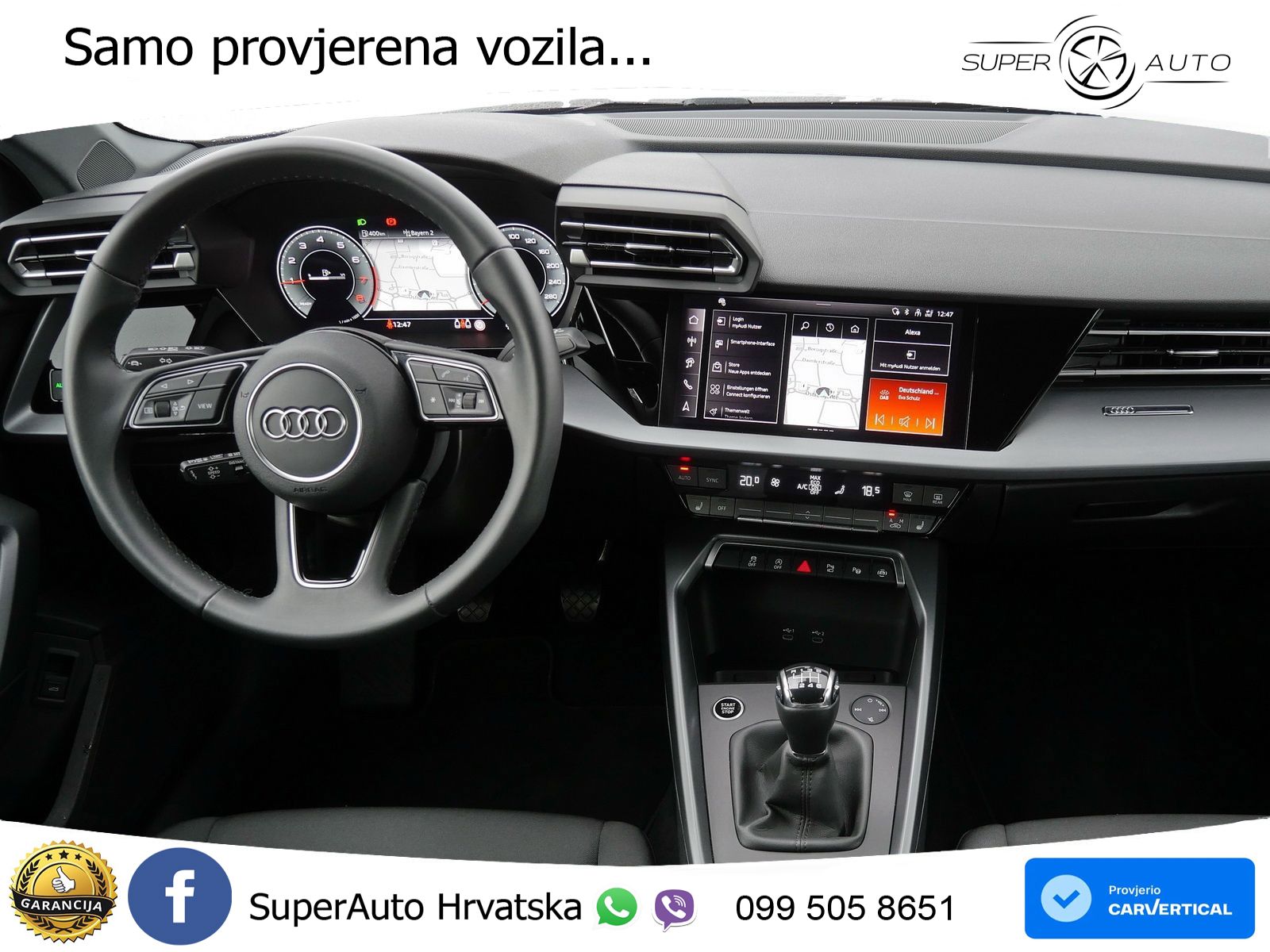 Audi A3 35 TFSI (150 KS) LED+GR SJED+ACC