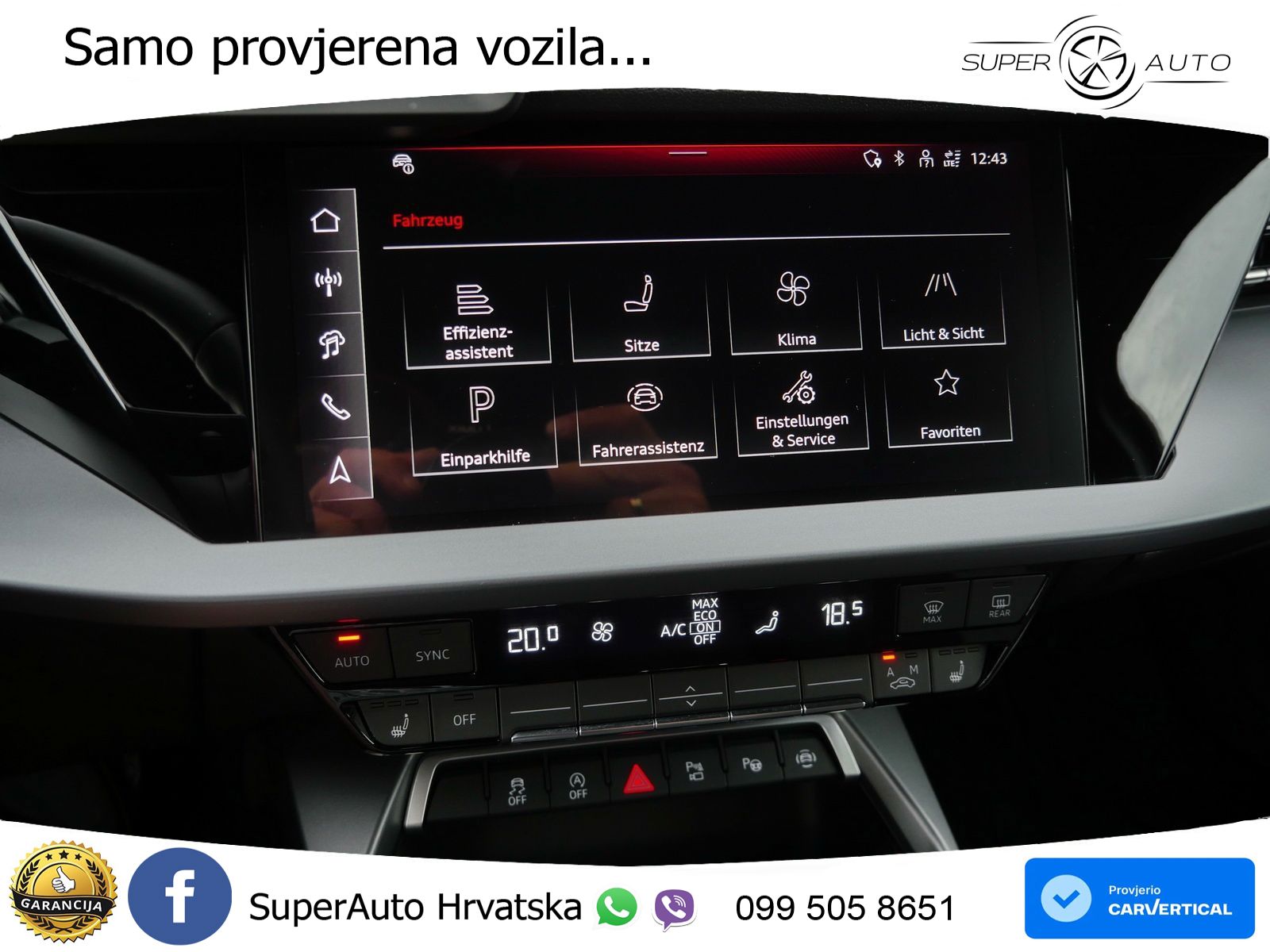 Audi A3 35 TFSI (150 KS) LED+GR SJED+ACC
