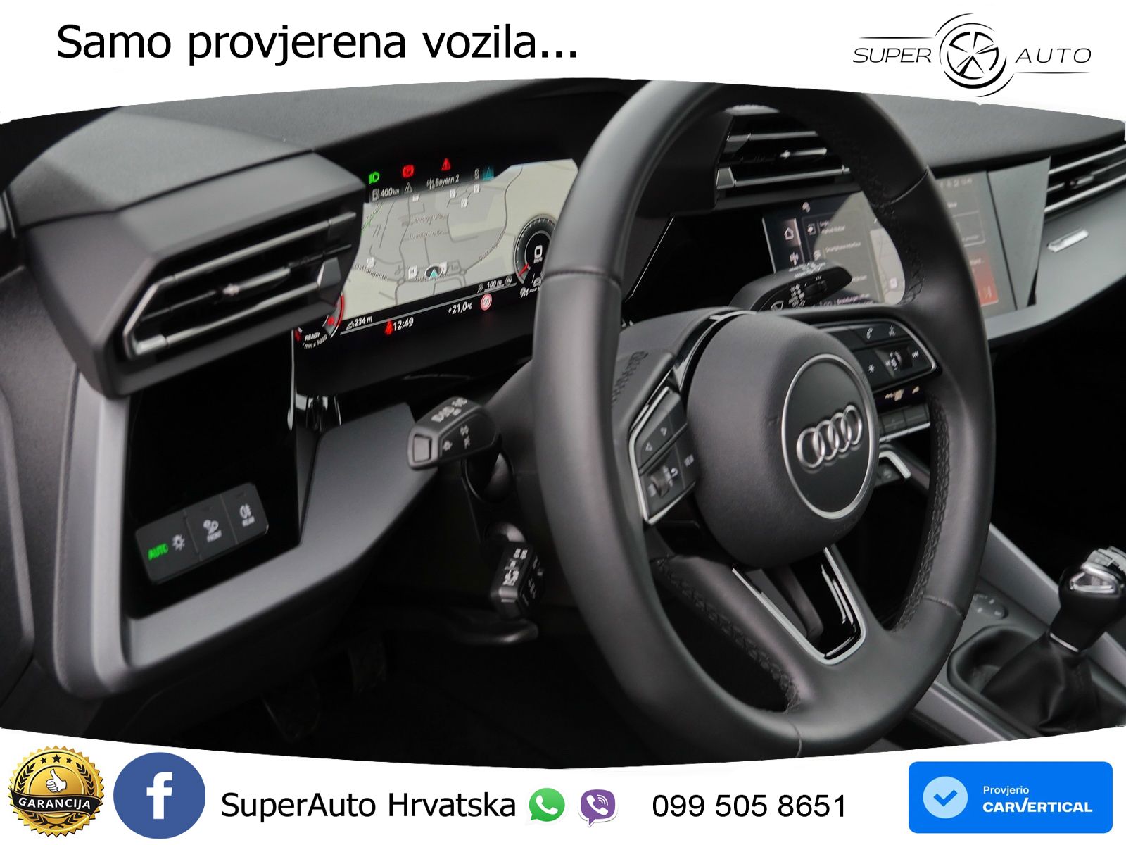Audi A3 35 TFSI (150 KS) LED+GR SJED+ACC