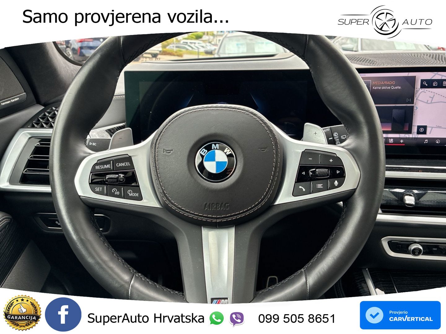BMW X7 40d (352 KS) xDrive Steptronic M Sport ZRAČNI+ACC+GR SJED+KAM+PANO