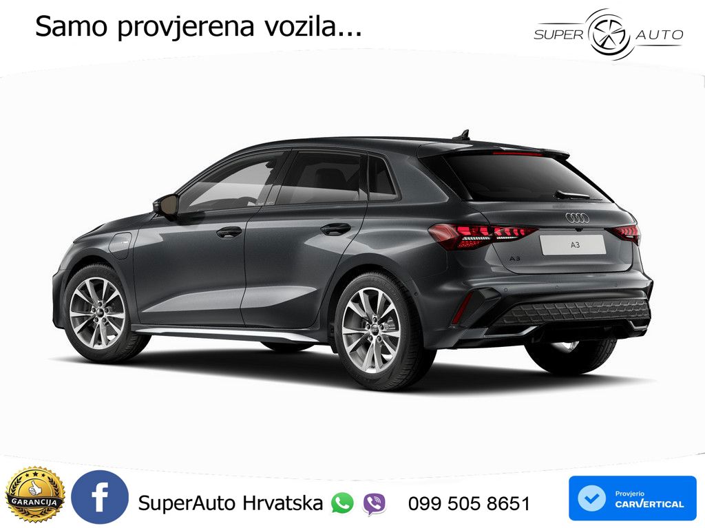 Audi A3 40 TFSIe (204 KS) S tronic S line LED+GR SJED+ACC
