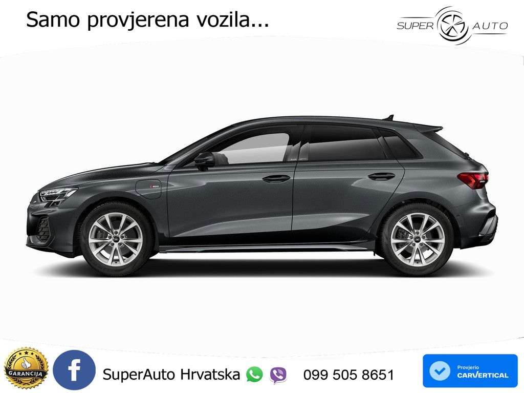 Audi A3 40 TFSIe (204 KS) S tronic S line LED+GR SJED+ACC