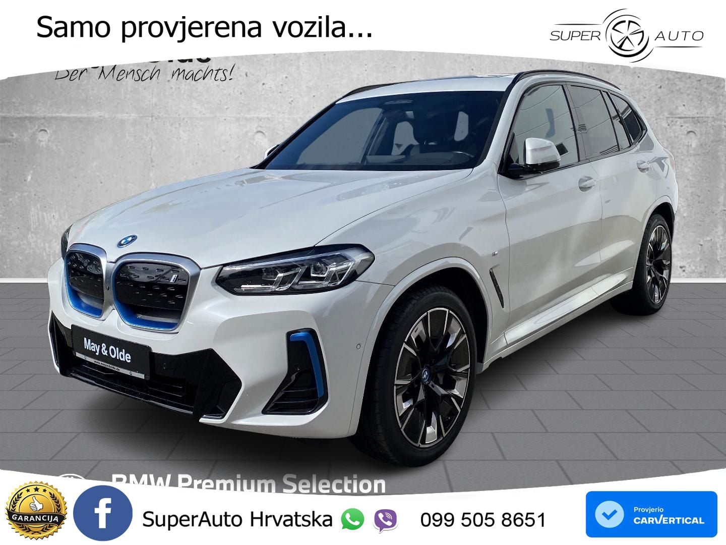 BMW iX3 80 kWh (286 KS)
