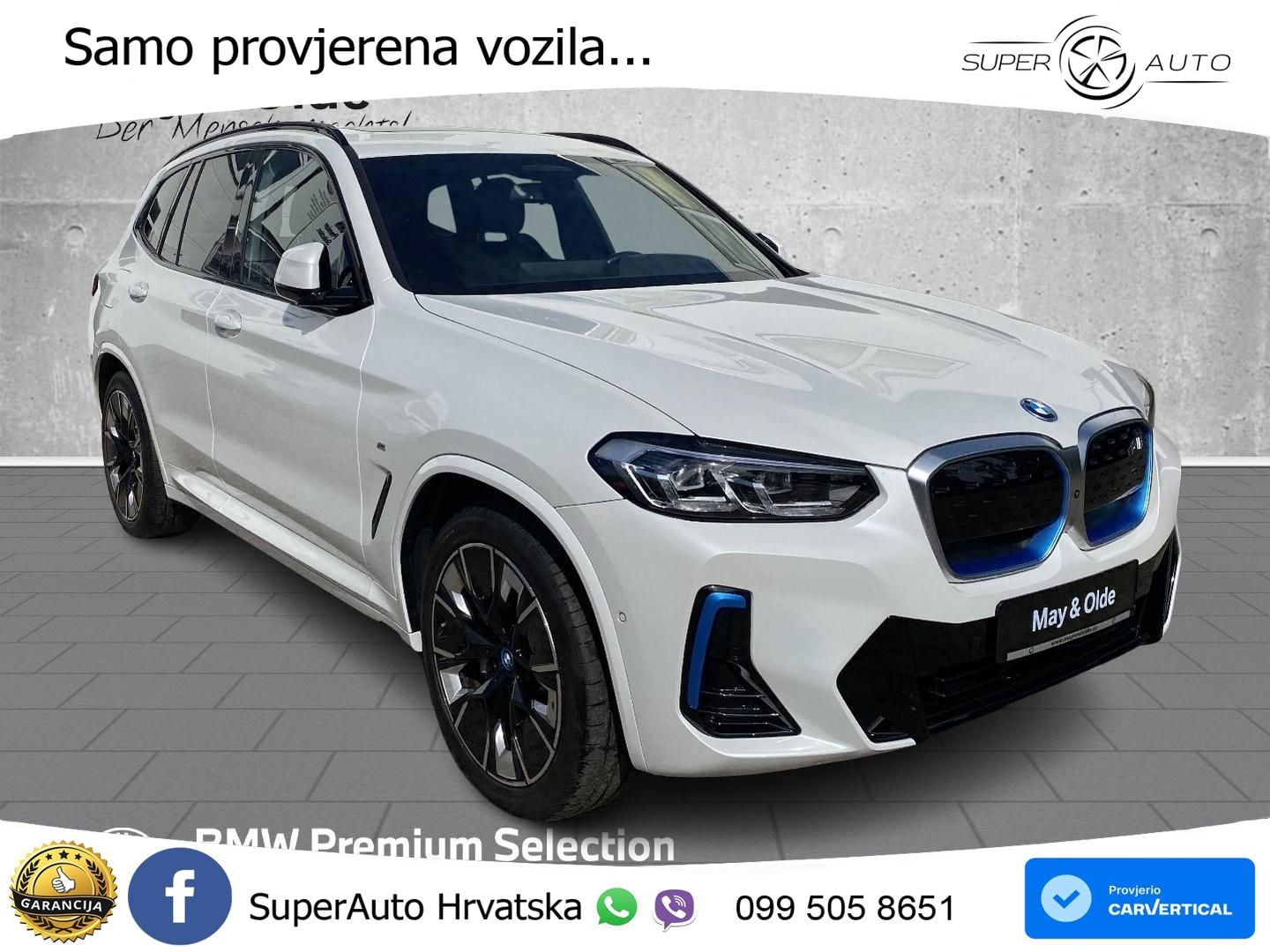 BMW iX3 80 kWh (286 KS)