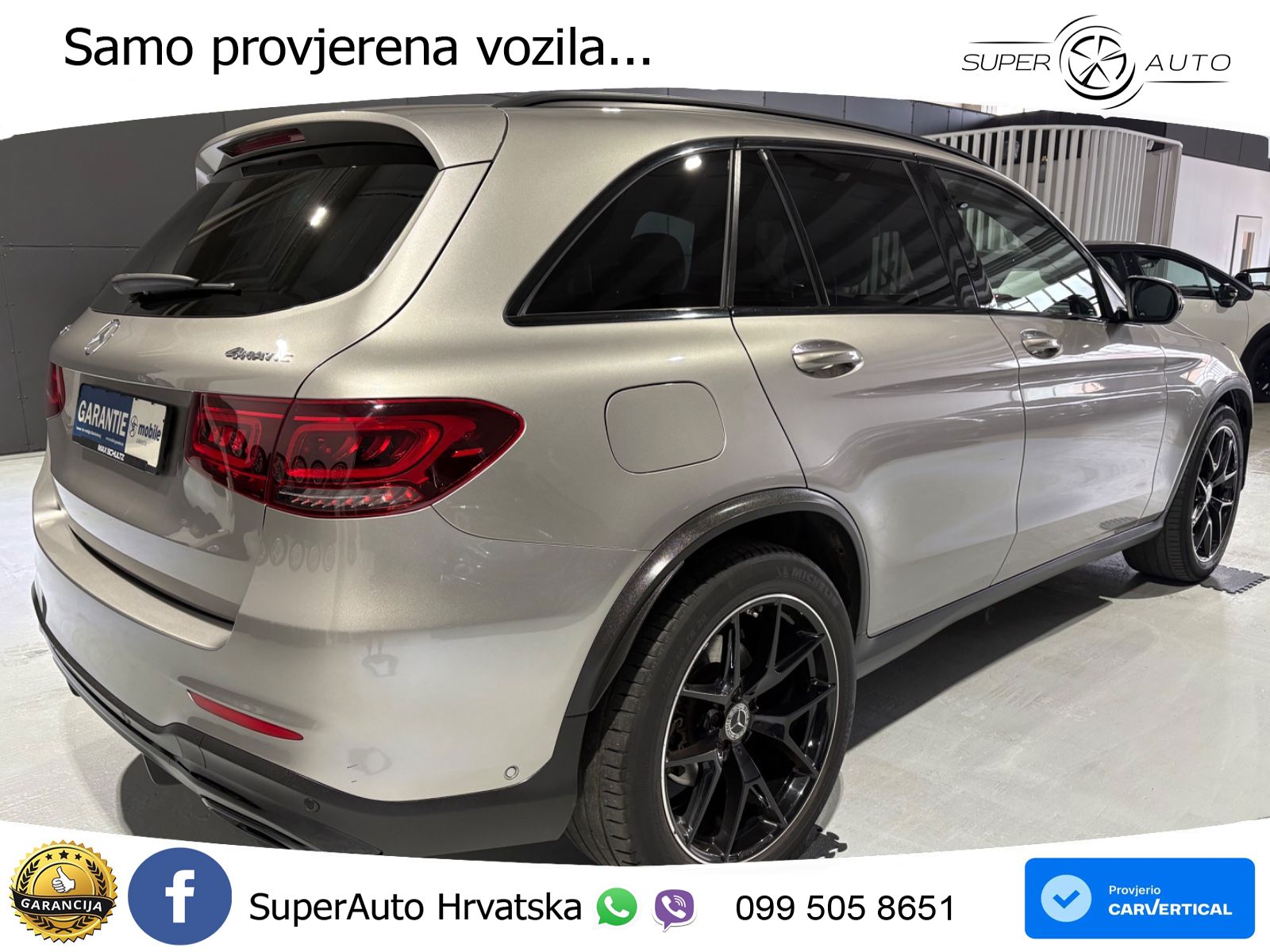 Mercedes GLC 200 (197 KS) 4MATIC G-TRONIC AMG LED+GR SJED+ACC