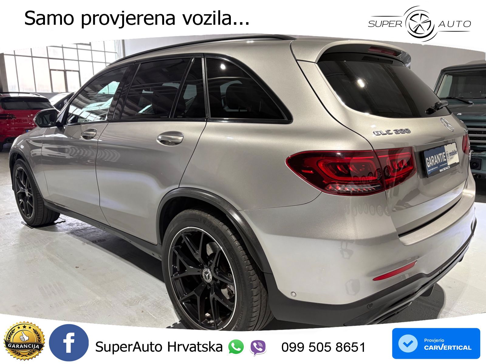 Mercedes GLC 200 (197 KS) 4MATIC G-TRONIC AMG LED+GR SJED+ACC