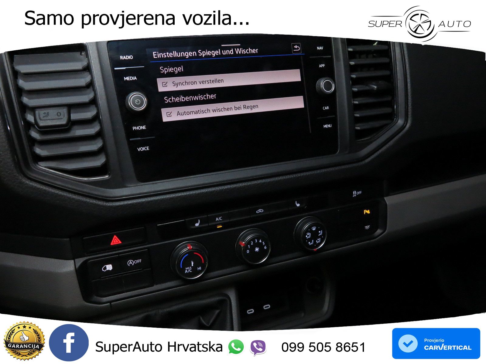 Volkswagen Crafter Kasten 35 TDI2.0 Mittel+Hoch Regaleinbau 140 KS
