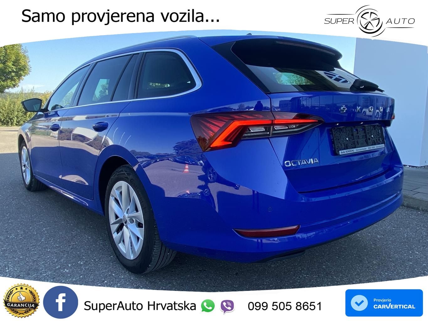 Škoda Octavia Combi 2.0 TDI (150 KS) DSG LED+GR SJED+ACC