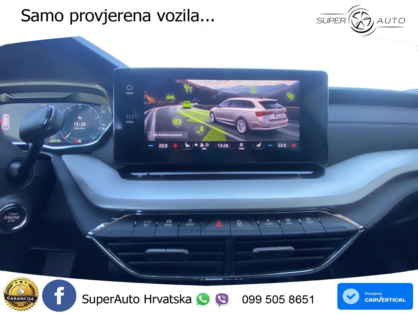 Škoda Octavia Combi 2.0 TDI (150 KS) DSG LED+GR SJED+ACC