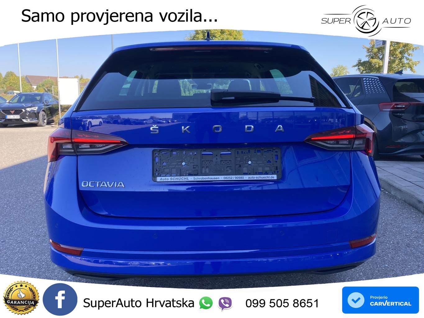 Škoda Octavia Combi 2.0 TDI (150 KS) DSG LED+GR SJED+ACC