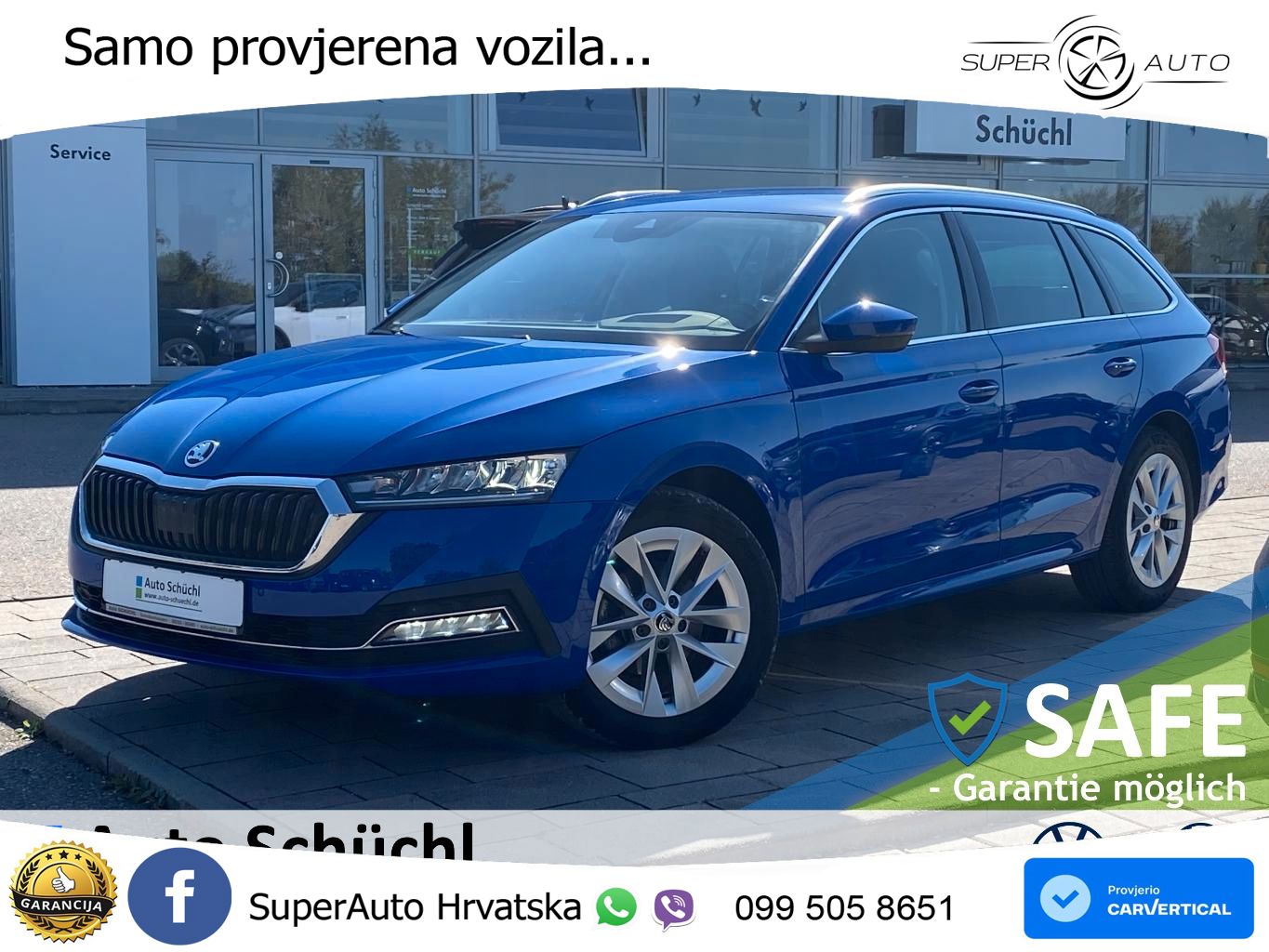 Škoda Octavia Combi 2.0 TDI (150 KS) DSG LED+GR SJED+ACC