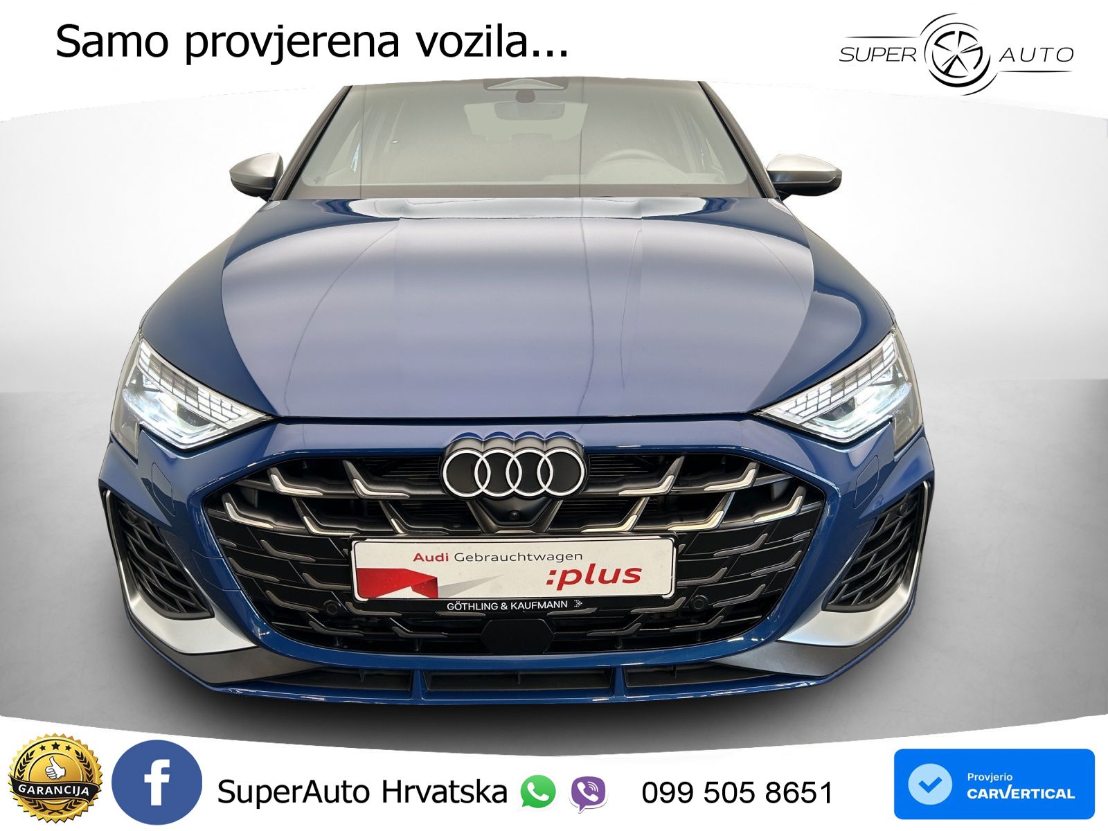 Audi S3 2.0 TFSI (333 KS) quattro S tronic LED+GR SJED+ACC