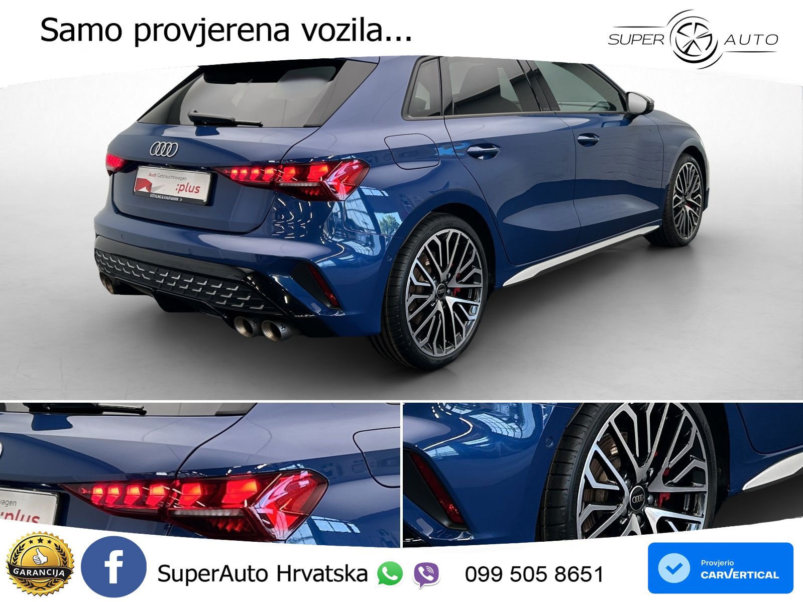 Audi S3 2.0 TFSI (333 KS) quattro S tronic LED+GR SJED+ACC