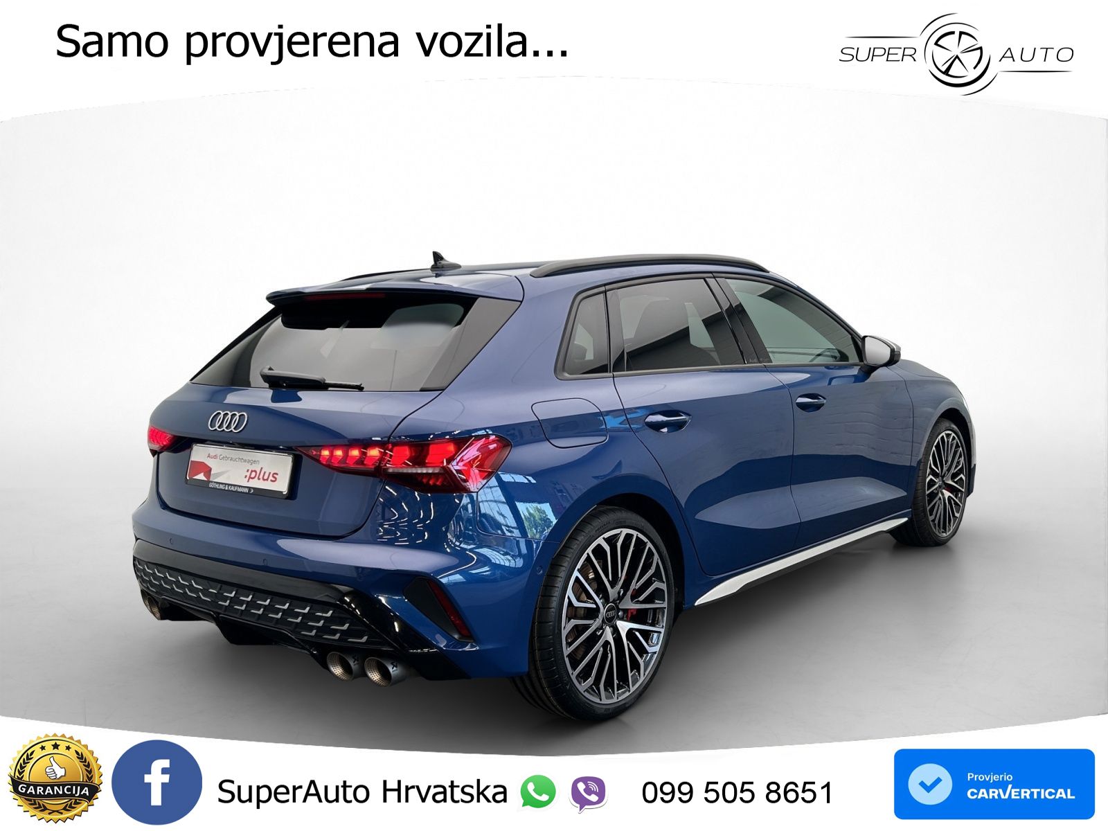 Audi S3 2.0 TFSI (333 KS) quattro S tronic LED+GR SJED+ACC