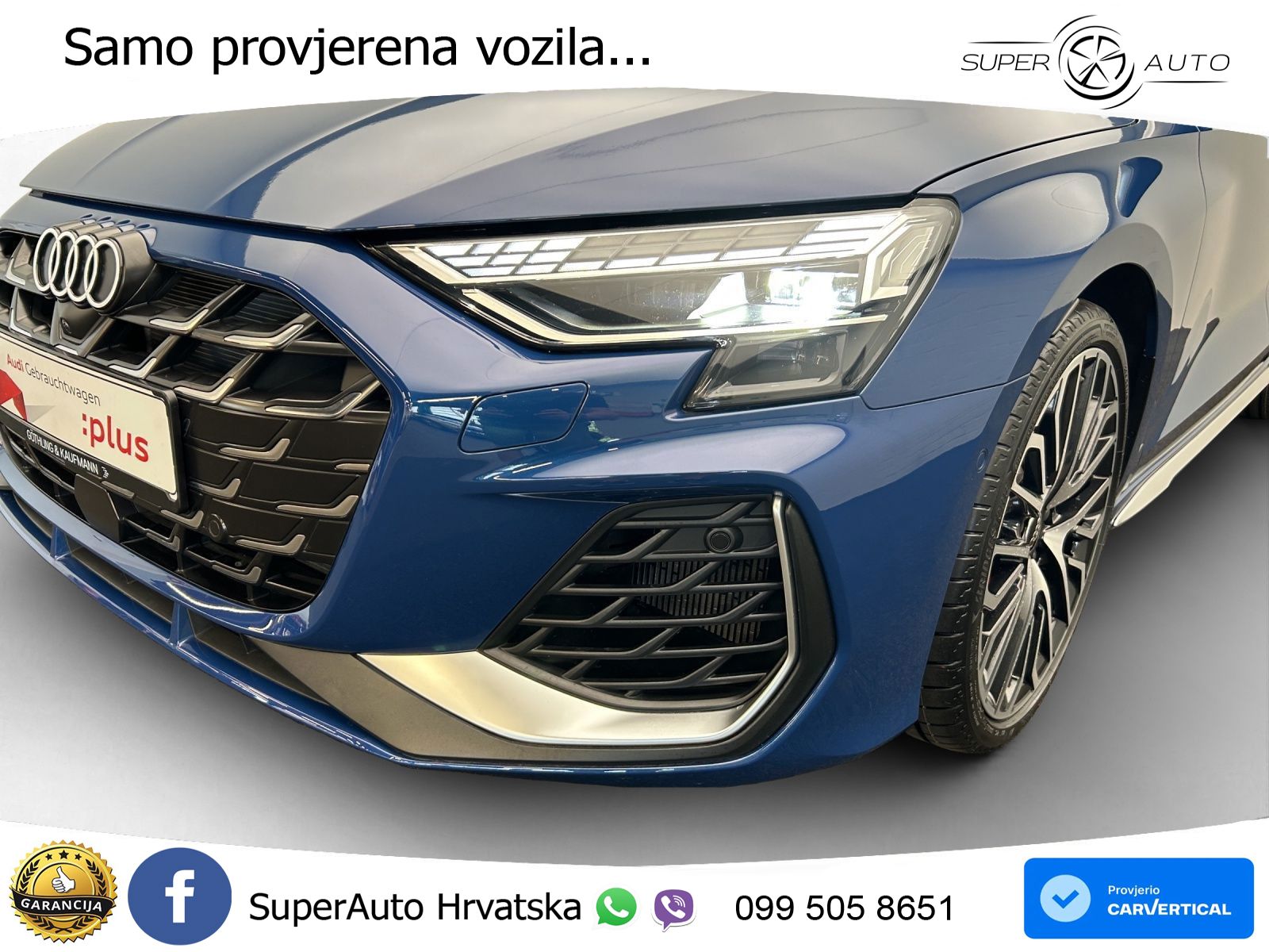 Audi S3 2.0 TFSI (333 KS) quattro S tronic LED+GR SJED+ACC