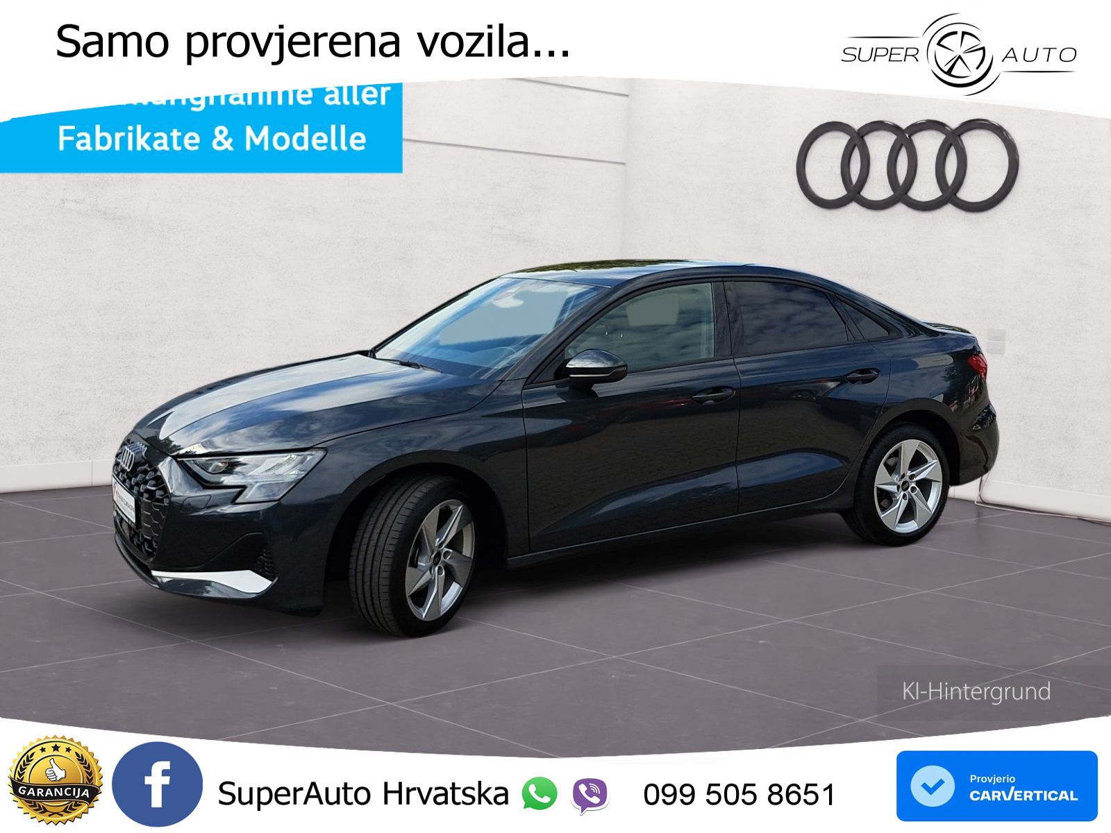 Audi A3 Limuzina 35 TFSI (150 KS) S tronic advanced LED+GR SJED+ACC