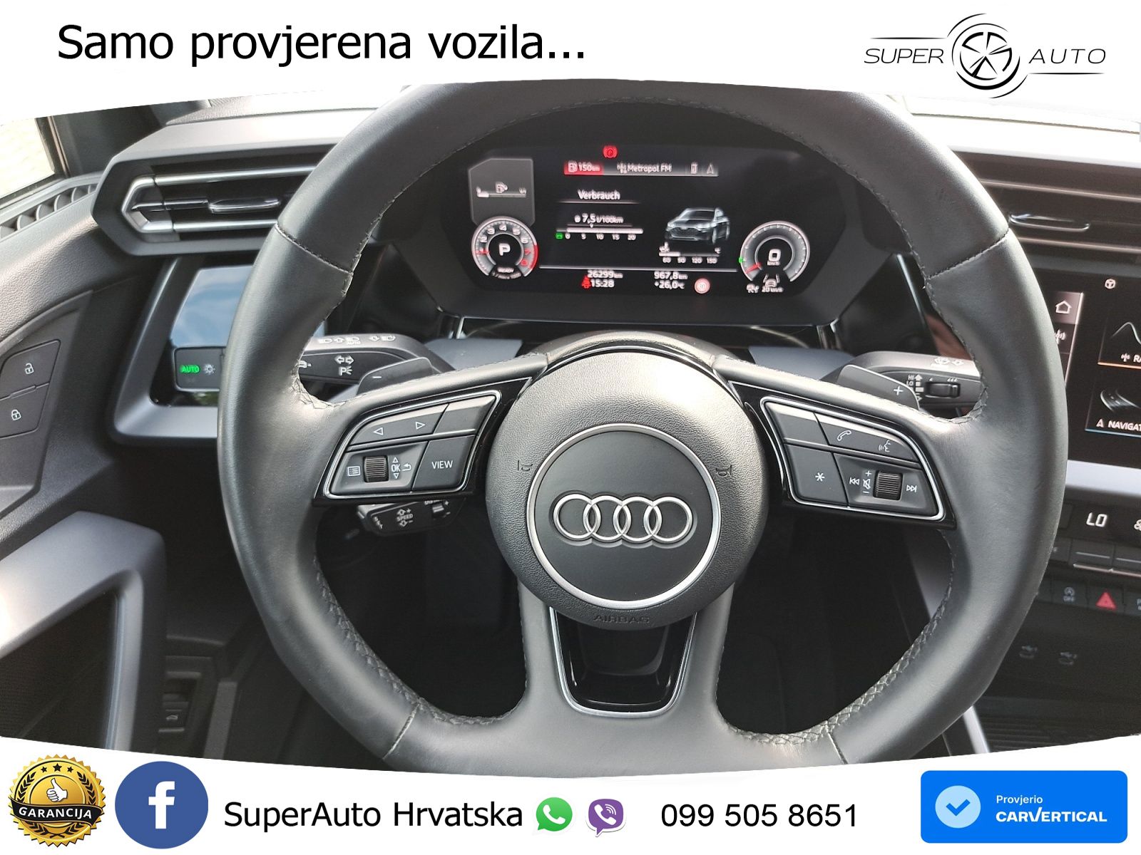 Audi A3 Limuzina 35 TFSI (150 KS) S tronic advanced LED+GR SJED+ACC