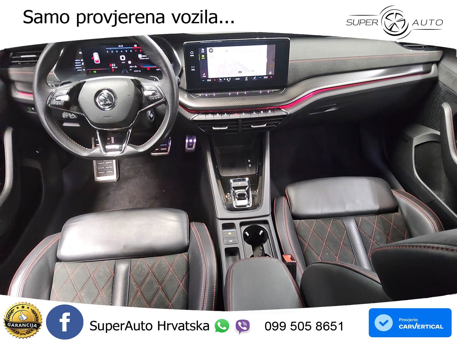 Škoda Octavia Combi RS 2.0 TSI (245 KS) DSG LED+GR SJED+ACC