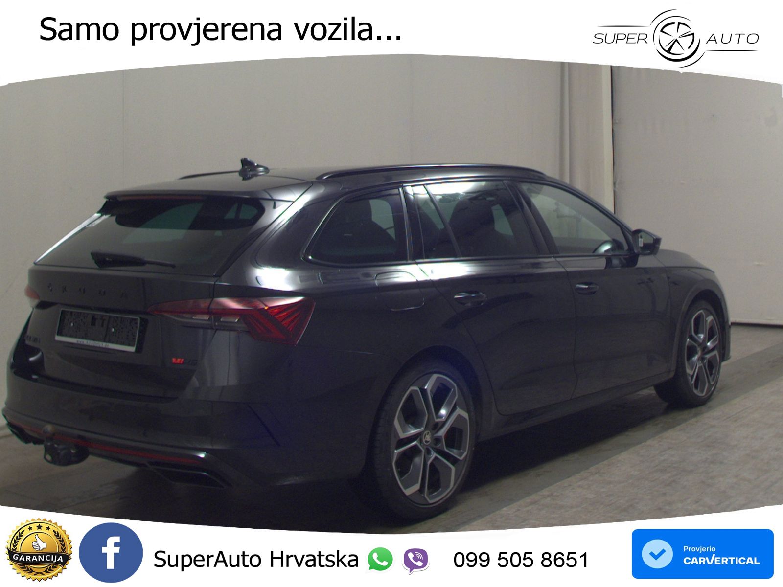 Škoda Octavia Combi RS 2.0 TSI (245 KS) DSG LED+GR SJED+ACC
