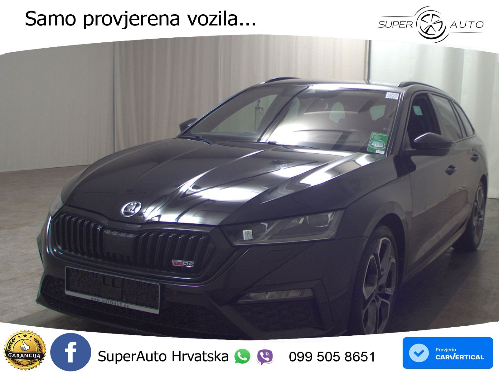 Škoda Octavia Combi RS 2.0 TSI (245 KS) DSG LED+GR SJED+ACC