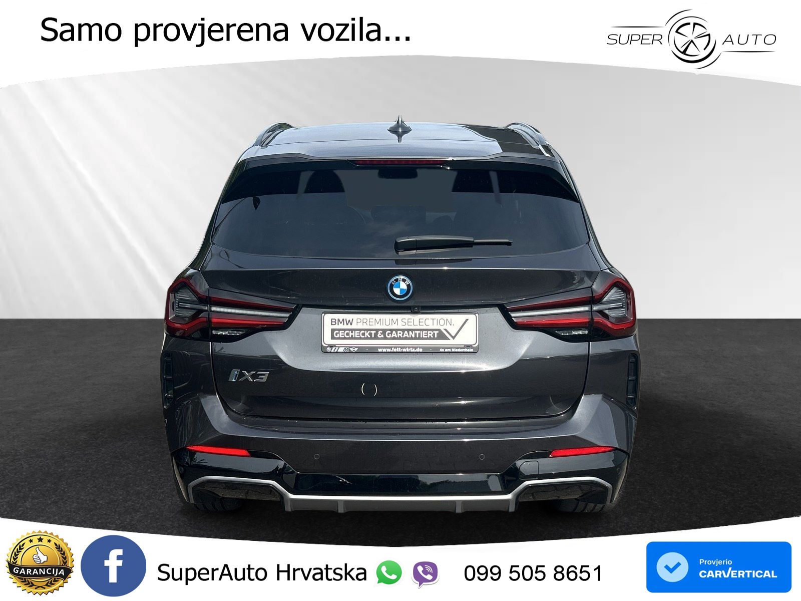 BMW iX3 80 kWh (286 KS) LED+GR SJED+ACC
