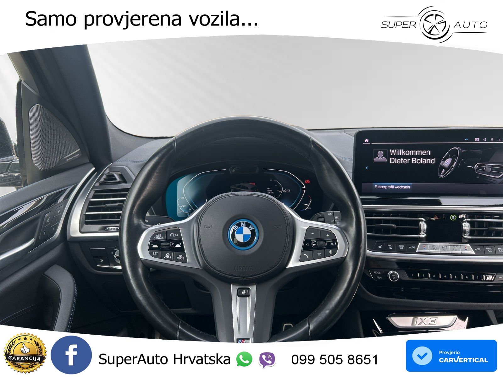 BMW iX3 80 kWh (286 KS) LED+GR SJED+ACC
