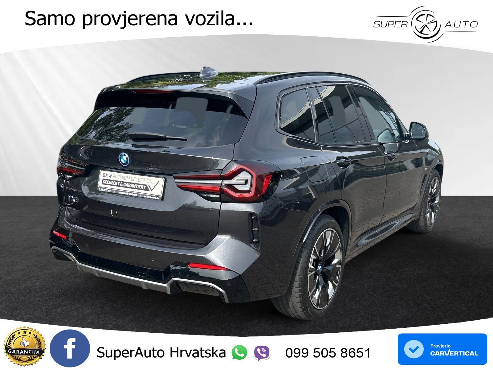 BMW iX3 80 kWh (286 KS) LED+GR SJED+ACC